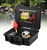 Eyoyo 8 GB DVR IP68 Infrarotlicht Unterwasser-Angelkamera 720P 7 Zoll 30 m Tiefe Sonnenschutz
