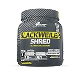 Olimp Blackweiler Shred, Exotic Orange, 480 g, Pre Workout Booster und Fettverbrenner, L-Arginin und Beta-Alanin