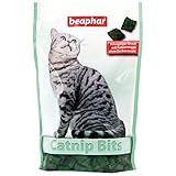 beaphar Catnip Bits für Katzen | Knusprige Katzen Leckerlies | Katzen Snack mit Katzenminze | Leckere Belohnung ohne Zuckerzusatz | 150 g