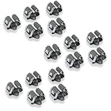 ONVAYA Gerätehalter Klemmfix | Wandhalter aus Federstahl 15er Set, inkl. Arbeitshandschuhe