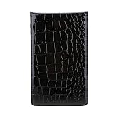 Alomejor Pu Golf Score Counter Keeper Kartenhalter Geschenk Sport ZubehöR Mit Bleistift(Schwarz)