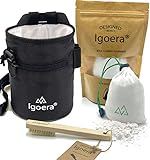 Igoera Original Boulder- / Kletter Set inkl. Chalkbag, Boulder-Bürste und Chalkball | die ideale Ausrüstung für maximalen Spaß