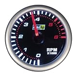Raid HP 660247 Diesel Drehzahlmesser, Zusatzinstrument Night Flight