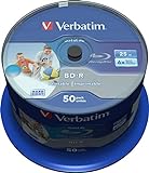 Verbatim BD-R SL Datalife 25 GB - Blu-Ray-Disk - 6-fache Brenngeschwindigkeit - Groß bedruckbar - Hardcoat Scratch Guard - Spindel - 50er Pack