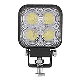 Led Arbeitsscheinwerfer 12V - 24V, 12W Led Zusatzscheinwerfer, Kaltweiß, IP67 Wasserdicht Offroad Scheinwerfer für SUV, UTV, ATV, LKW