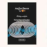 ANGLER DREAM 8 Stück geschweißte konische Vorfächer zum Fliegenfischen mit Schlaufe, 2,7 m, 0/1/2/3/4/5/6/7 x Nylon Fliegenvorfach