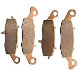 AHL - Motorrad-Bremsbeläge für Kawasaki Z750 (ZR750 J) 2004-2006/ Z750 S (ZR750 K) 2005-2007/ ZR750 D Zephyr 1996-1998 (gesintertes Kupfer)
