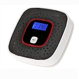 Kohlenmonoxid Warnmelder mit Display CO Melder Kohlenmonoxid-warnmelder Batteriebetrieben Sprachwarnung Schützen by Upstartech