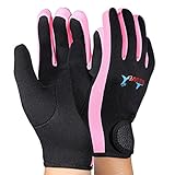 Bluelans, Neopren-Handschuhe / Tauchhandschuhe, für Schwimmen / Tauchen / Schnorcheln / Outdoor-Aktivitäten im Winter, hohe Elastizität, 1,5 mm, rose, S