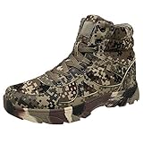 HEETEY Mode Stiefel Bequemer Rutschfester abriebfester Herren Combat Hiking Outdoor Militärstiefel Komfortable rutschfeste, stoßdämpfende Kampfwanderschuhe, Outdoor-Tarnstiefel