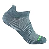 Wrightsock Coolmesh II Low Tab Socke, Steel Grey