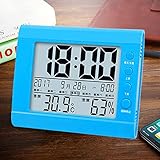 Unbekannt Chun Li Thermo-Hygrometer, elektronische Präzisions Thermo-Hygrometer, Haushalt Thermometer, Nass- und Trockenzähler mit Leuchtanzeige, 3 Farben erhältlich Wetterstationen (Color : B)