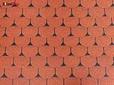 Isolbau Dachschindeln Biberschindeln 1 m² Ziegelrot (7 Stk) Schindeln Dachpappe Biberschindeln Bitumenschindeln Gartenhaus Vogelhaus Holz Kaninchenstall Betonsäulenüberdeckung Hundehütte