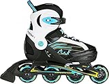 stuf XOOM 1 JR. INLINESKATE Kinder, black/white/blue… XS (EU 29-32)