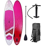 BRAST SUP Board Lady 300cm Stand up Paddling Paddle aufblasbar 2 Modelle Partner-Set Dude + Lady 300-320cm bis 120KG Alu-Paddel