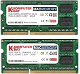 Komputerbay MACMEMORY 8GB (2X 4GB) DDR3 PC3-12800 1600MHz SODIMM 204-Pin Laptop-Speicher für Apple Mac