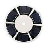 D DOLITY 42 LED Upgrade Fahnenmast Solar Licht Yard Garten Deko Leuchte Lampe, Gold Flagpole Ball - 42 led solar Light