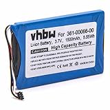 vhbw Akku kompatibel mit Garmin Camper 760 LMT-D GPS Navigation Navi (1500mAh, 3,7V, Li-Ion)