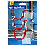 GP 3X Gerätehalter Haken Werkzeughalter Gartengerätehalter Besenhalter Stielhalter