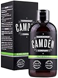 2-in-1 Bartshampoo von Camden Barbershop Company ● natürliche Bartpflege & Gesichtsreinigung ● frischer Duft ● ohne Parfüm ● 250 ml