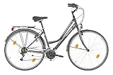 Frank Bikes 28 Zoll Damen Fahrrad City Bike Rad CITYFAHRRAD DAMENFAHRRAD CITYRAD DAMENRAD Shimano 6 Gang Avenue Lady GRAU