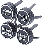 hr-imotion Reifenlagerungsmarkierung mit deutschem Aufdruck - 4er Pack  [Made in Germany]