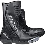 Daytona Boots Motorradschuhe, Motorradstiefel lang Strive GTX Sportstiefel schwarz 43, Unisex, Sportler, Ganzjährig, Leder
