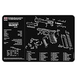 TekMat Unisex-Erwachsene Gun Cleaning Mat Glock Gen4 Pistolenreinigungsmatte, schwarz, Einheitsgröße