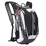 LOCAL LION Fahrradrucksack Trinkrucksack Reiserucksack Sportrucksack Tagesrucksack Alltags Daypacks Backpack Outdoor Ultraleicht Unisex 18L, Schwarz