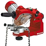 Einhell Sägekettenschärfgerät GC-CS 235 E (235 W, 3.000 1/min, Kettenspannvorr., Schleifscheibe, Beleuchtung, schwenkb. Schleifkopf, Tiefenbegrenzung)