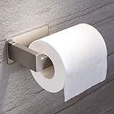 Ruicer Toilettenpapierhalter ohne bohren Klopapierhalter Selbstklebend Papierhalter Edelstahl für Badezimmer