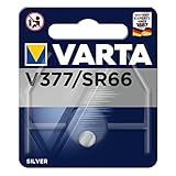 VARTA Batterien Electronics V377 Lithium Knopfzellen 1er Pack Knopfzellen in Original 1er Blisterverpackung