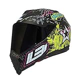 Woljay Off Road Helm Motocross-Helm Motorradhelm Motocrosshelme Fahrrad ATV (L, Cheers)