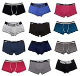 Fabio Farini - Multipack Sparset Herren Boxershorts Retroshorts Stretch atmungsaktiv aus Baumwolle für Sport, Freizeit & Alltag 4er Pack S