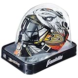Franklin Sports Eishockey-Sammelartikel Torwart-Helm Mini, Design: Logo Einer NHL-Mannschaft, Unisex, 7784F15, weiß, Einheitsgröße