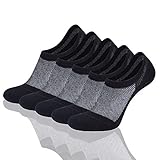 FARCHAT Sneaker Socken Damen 39-42 Füsslinge No Show Füßlinge Herren Silikonpad Knöchelsocken 10 Paar