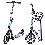 Apollo Scooter - Hurricane City-Scooter, 230mm Giant XXL Wheel mit Federung, City-Roller klappbar und höhenverstellbar, Kickscooter für Erwachsene und Kinder