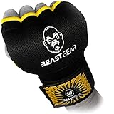 Beast Gear Pro Boxen Innenhandschuhe - Hochwertige Gel Box-Handschuhe für Kampfsport, MMA und Martial Arts - Extra-Large