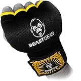 Beast Gear Pro Boxen Innenhandschuhe - Hochwertige Gel Box-Handschuhe für Kampfsport, MMA und Martial Arts - Extra-Large