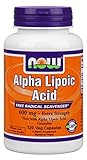 Alpha Lipoic Acid, 600 mg, 120 Veggie Caps - Now Foods - Qty 1