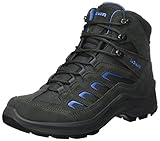 Lowa Herren Sesto GTX Mid Trekking- & Wanderhalbschuhe, Grau (Anthracite/Blue), 46 EU