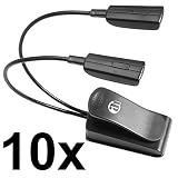10 Stück ADAM HALL SLED2PRO SLED 2 Pro LED-Notenpultleuchte (4x Leuchtdioden, 2x Schwanenhälse) Flexilight Minilight