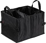Hama Auto-Kofferraumtasche mit Klettbefestigung, faltbar, klein (37 x 29 x 25 cm) schwarz