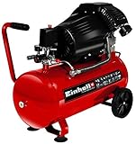 Einhell Kompressor TC-AC 420/50/10 V (2.200 W, 2.850 min-1, max. 10 bar, 50 l-Tank, Doppelverdichtereinheit, Druckminderer, Manometer, Rückschlagventil, Sicherheitsventil)