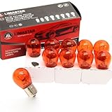 phil trade 10 x (Stück) BAU15S Lampe Lima PY21W 21Watt 12V Auto Glühbirne Blinker GELB