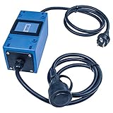 as - Schwabe MIXO Stromzähler 230V MID-konformer Stromzähler mit Rücklaufsperre zur Reduzierung der EEG Umlage– Zwischenstecker Box mit Schuko-Stecker & Schuko-Kupplung IP44 Made in Germany 61747