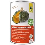 Raab Vitalfood Bio Kürbiskern-Protein Pulver, reines Proteinpulver mit 59% Eiweiß, aus biologischem Anbau Österreich, vegan, laborgeprüft, 500 Gramm