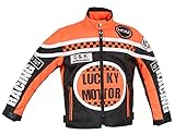 MDM Kinder Motorrad Jacke, Racing Jacke (3XL)