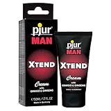 pjur MAN XTEND Cream - Erektionscreme für Männer, die mehr wollen - mit Ginkgo- und Ginseng-Extrakt für verlängerten Spaß (50ml)