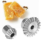 MAGT Honigschleuder Honig-Extractor-Gang, Edelstahlgetriebe mit Schrauben und Schraubenschlüssel-Set for Honigschleuder Extrahierung Repair Bienenzucht Tool